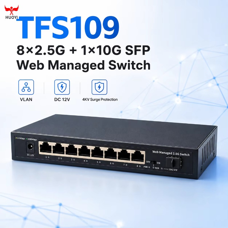8 Ports 2.5Gb Managed Switch w - Sfp+ 10G Managed Switch 8 Port recension och pris