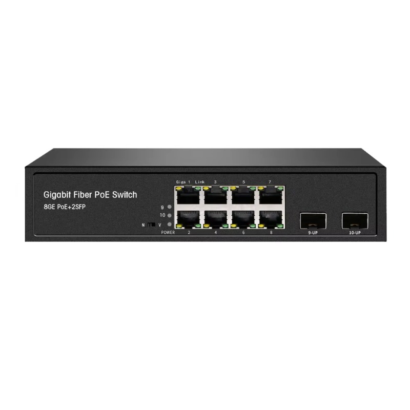 OEM ODM 8-Ports Full Gigabit N - Managed Gigabit Poe Switch 8 Port 802.3At recension och pris
