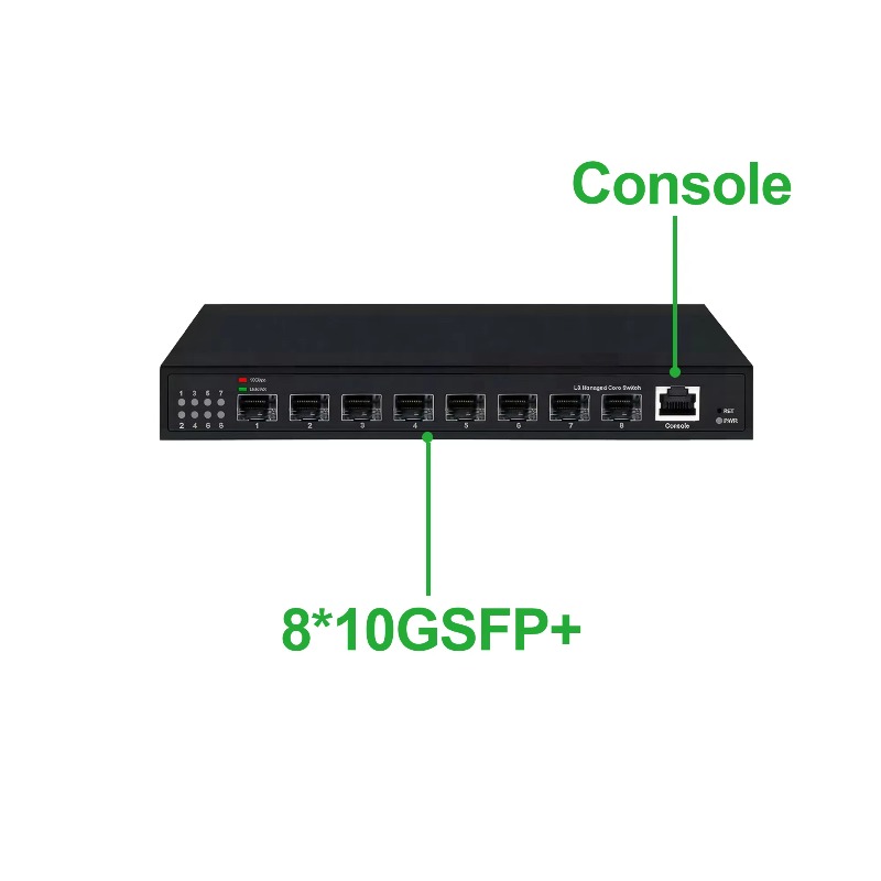 160gbps Bandwidth L3 Managed N - Sfp+ 10G Managed Switch 8 Port recension och pris